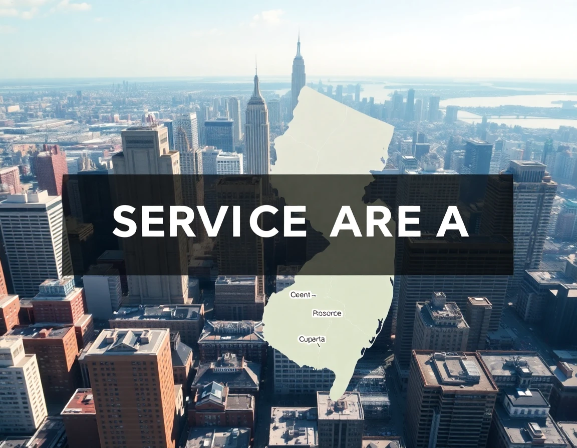 Roofing Service Areas Map